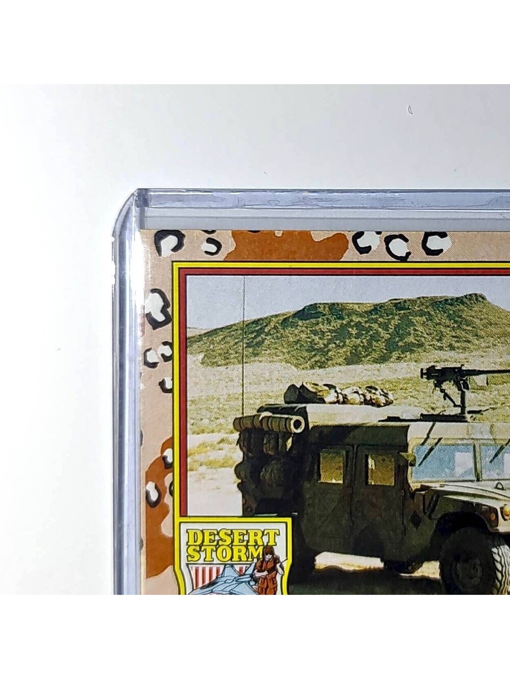 HMMWV (Hummer) 1991 Topps Desert Storm #44 Card - Picture 3 of 10